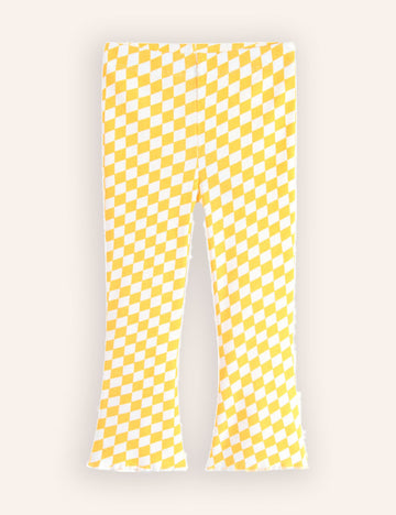 Plaid Flared Leggings